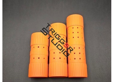 Pakiet pojemników do ziemi w 3 rozmiarach - 13 elementów kolor pomarańczowy + gratis Trigger Studio 1 - My shop 